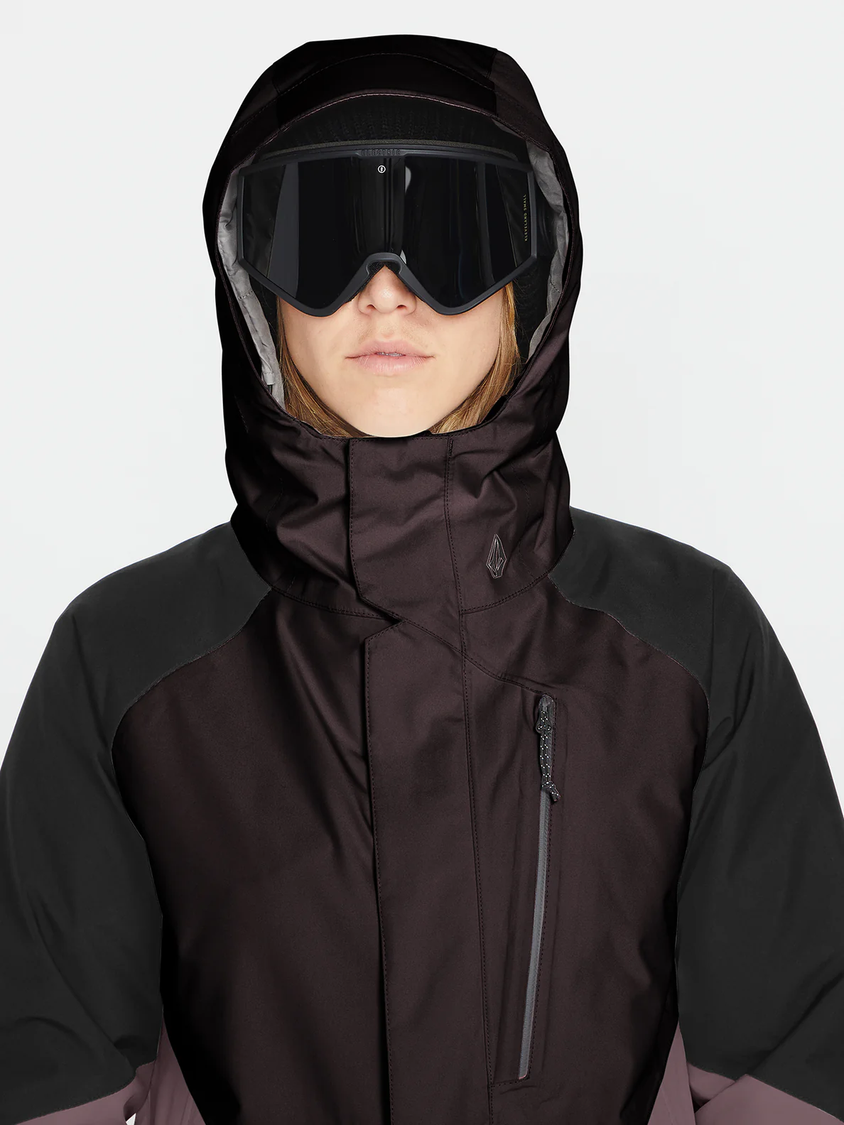 Volcom Aris Gore-tex dames snowboardjas black plum