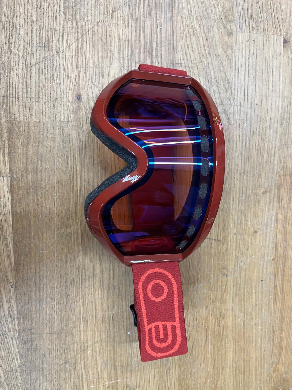 Airblaster Air Red goggle blue chrome