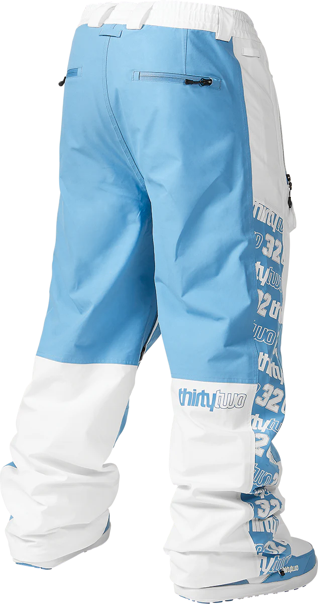 ThirtyTwo Sweeper XLT snowboardbroek white / blue