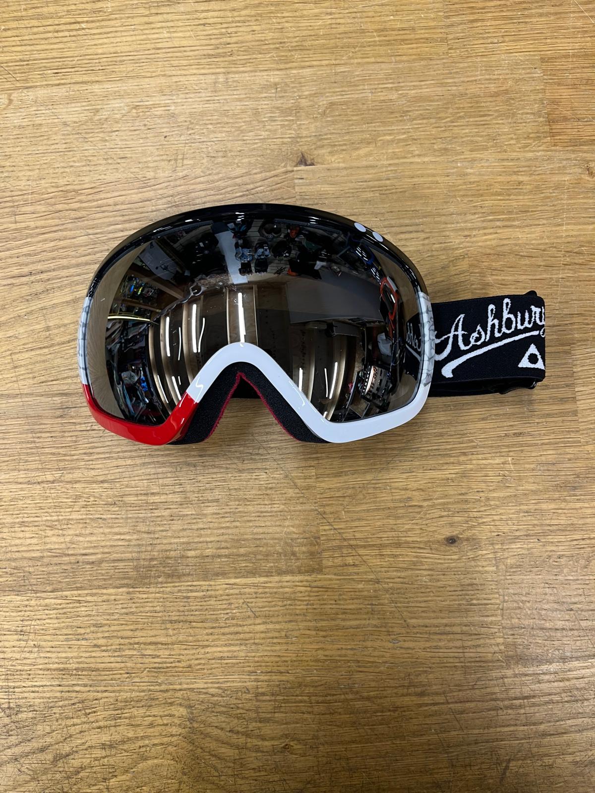 Ashbury snowboard goggle black / red / white