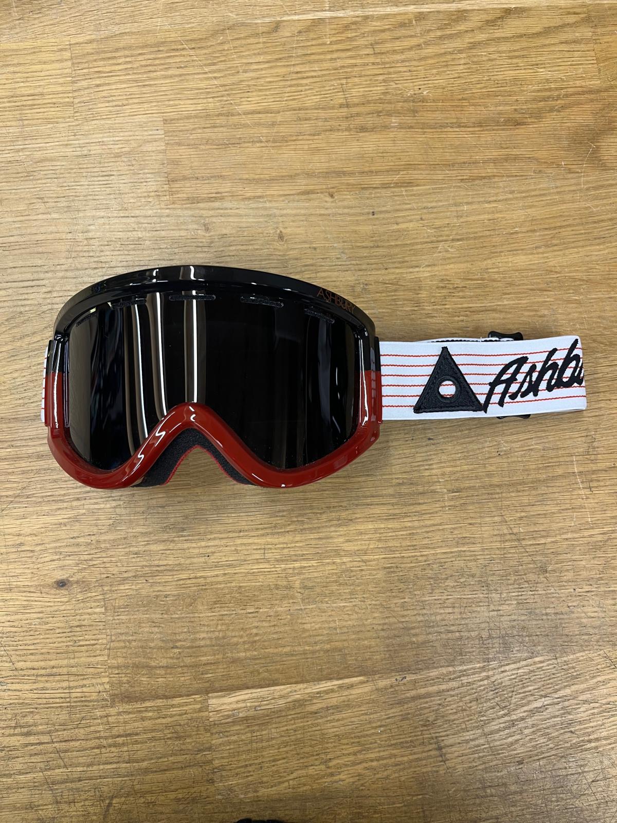 Ashbury snowboard goggle black / red / white