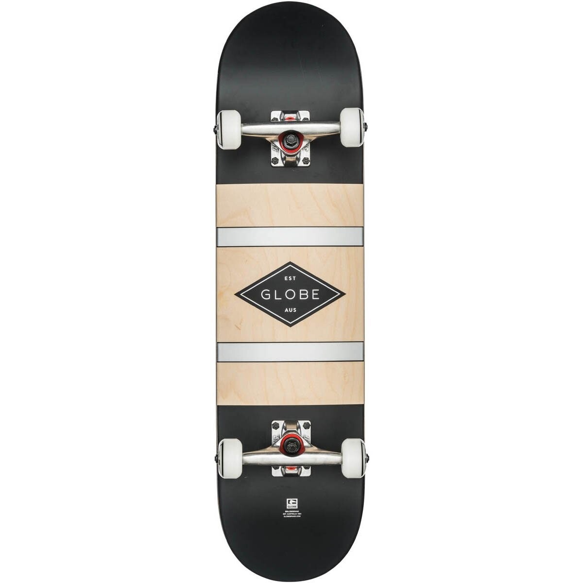 Globe G1 Diablo 2 8.0 compleet skateboard black / silver