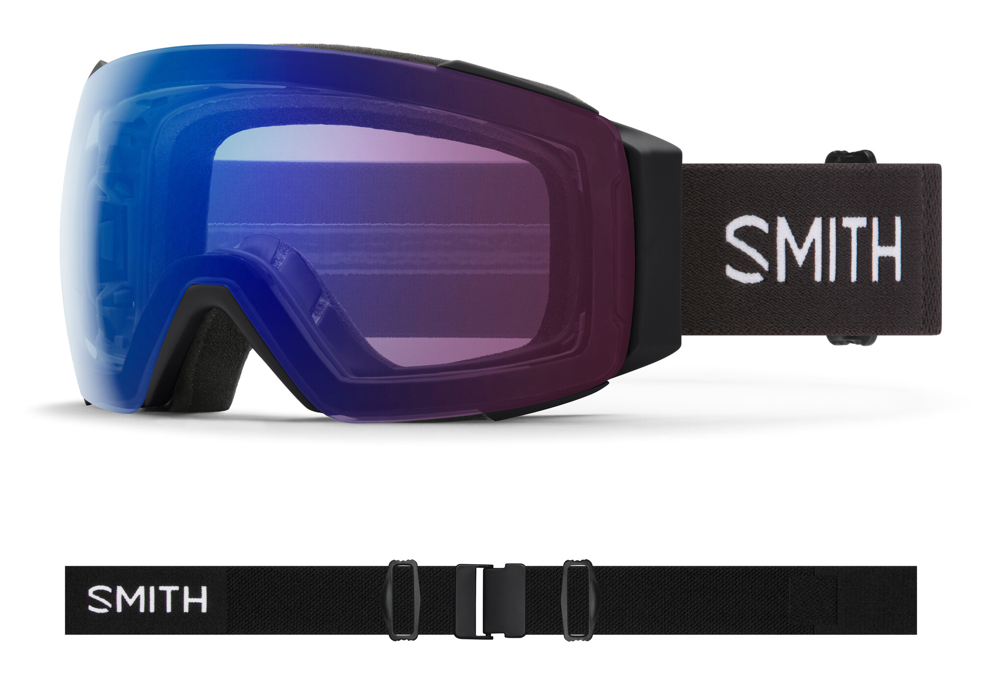 Smith IO Mag Goggle black / chromapop photochromic rose flash