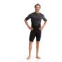 Jobe Perth 3-2 shorty backzip wetsuit graphite grey