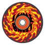 Slime Balls Flame Light Ups OG Slime 66mm 78A longboard wielen