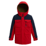 Burton Covert kids jacket flame scarlet - dress blue