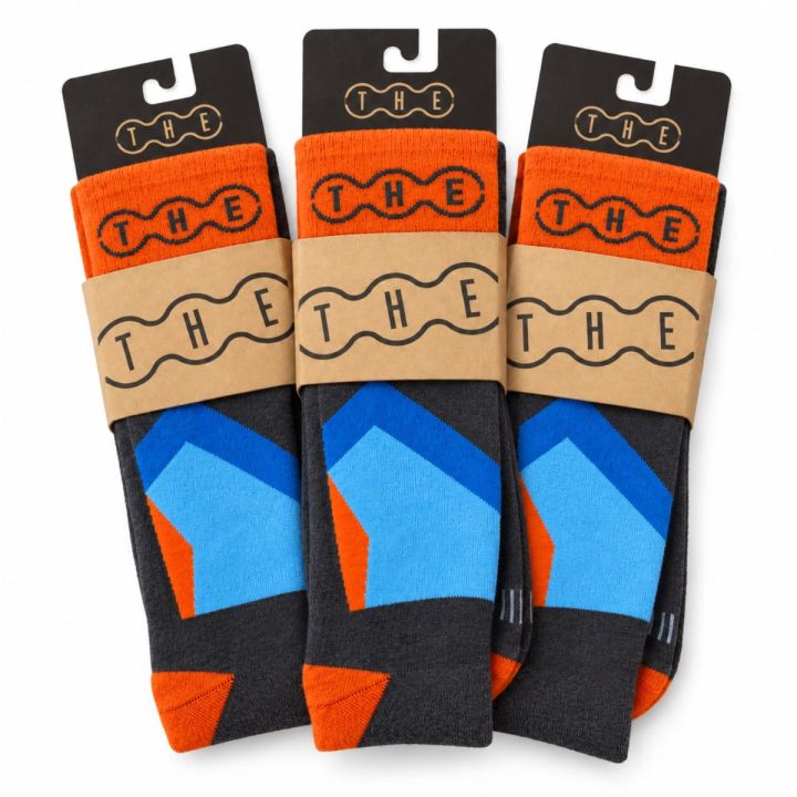 3x THE Premium Sock Orange - Weekend Pack