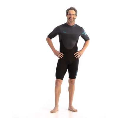 Jobe Perth 3-2 shorty backzip wetsuit graphite grey