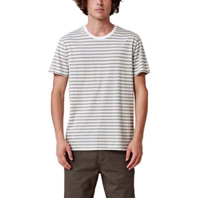 Globe Horizon Striped T-shirt white