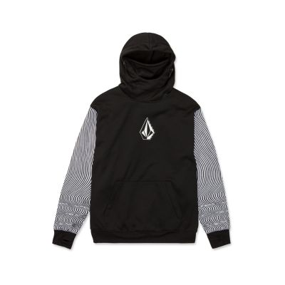 Volcom Hydro Riding Hoodie Black White