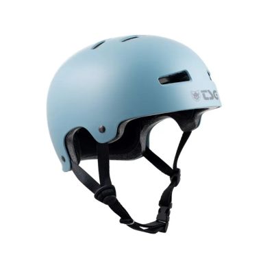 TSG Evolution skateboard helm satin storm blue