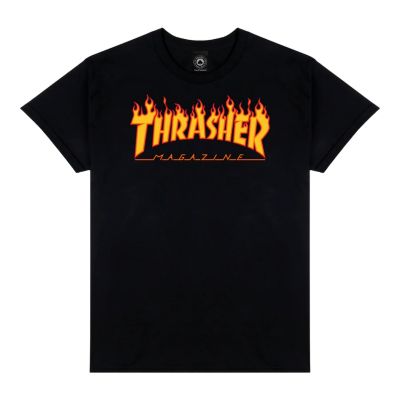 Thrasher Flame T-Shirt black