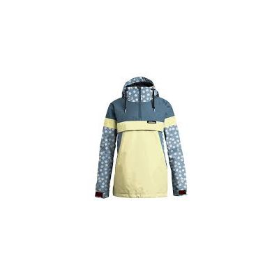 Airblaster Lady Trenchover anorak jacket thunderhead - daisy
