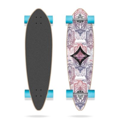 De #1 Long Island Karma pintail longboard 36"