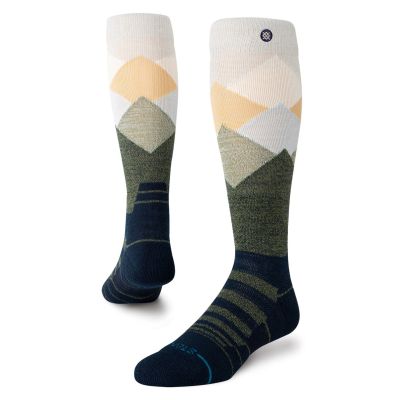 Stance Performance Misty Mid Wool Snow Navy
