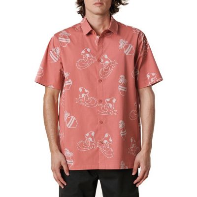 Globe Underground Holiday SS Shirt red rook
