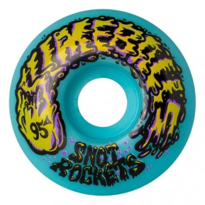 Santa Cruz 53mm Snot rocket 95A skateboardwielen pastel blue