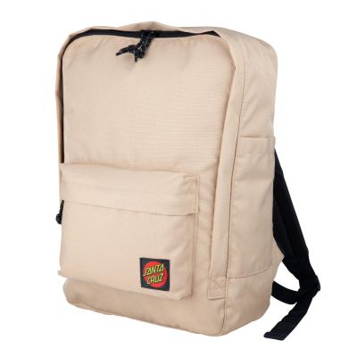 Santa Cruz Classic Label rugzak sand 12L