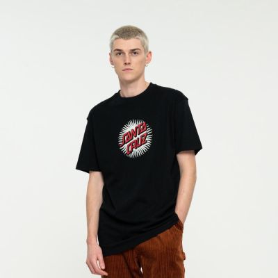 Santa Cruz Daylight Dot front t-shirt black
