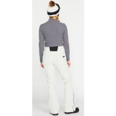 Volcom Battle Stretch High Rise women's pants off white