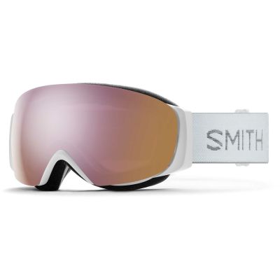Smith I-O MAG S White Chunky Knit Chromapop Pro Photochromic Gold Mirror
