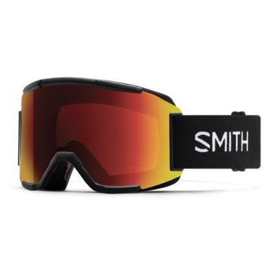 Smith Squad Black Chromapop Sun red Mirror