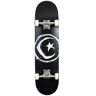 Foundation Star And Moon Black 8.0" compleet skateboard