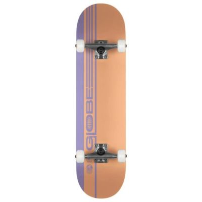 Globe G0 Strype Hard 7.75 compleet skateboard dusty orange / lavender