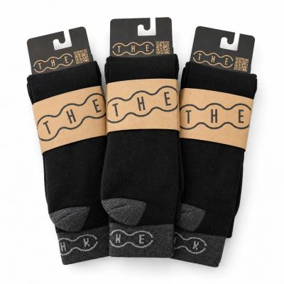 3x THE Sock Black - Weekend Pack