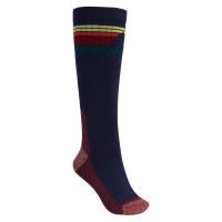 Burton Emblem Midweight women's socks dress blue