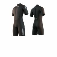 Mystic Brand 3-2 back-zip shorty wetsuit black