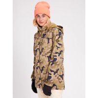 Burton Lelah women's jacket martini olive terra camo