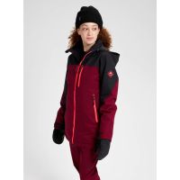 Burton Lelah women's jacket true black - mulled berry