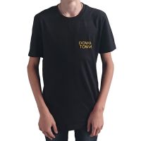 Down Town Logo T-shirt zwart