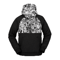 Volcom Hydro Riding Hoodie black white