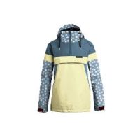 Airblaster Lady Trenchover anorak jacket thunderhead - daisy