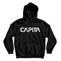 Capita Skull hooded fleece black