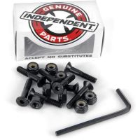 Independent Allen Inbus hardware 1" skateboard schroefjes black