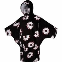 Mystic Poncho Women black - white