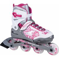 Rollerblade Thunder kinder inline skates 72 mm silver - pink