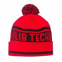 Lib Tech Poly Pom Beanie rood