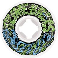 Santa Cruz 54mm Slime Balls Mini 97A skateboardwielen white green blue