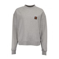 Santa Cruz Classic Label crew sweater heather grey