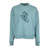 Santa Cruz Cabana Hand crew sweater turquoise