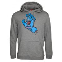 Santa Cruz Screaming Hand Chest hoodie dark heather