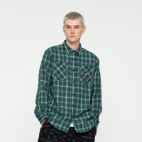 Santa Cruz Apex l-s shirt cedar check