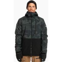 Quiksilver Mission jacket spray camo true black