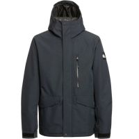 quiksilver mission solid jacket true black