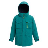 Burton Covert kids jacket green blue slate - satelite