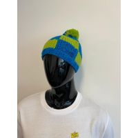 Sessions CheckBeanie blue - green